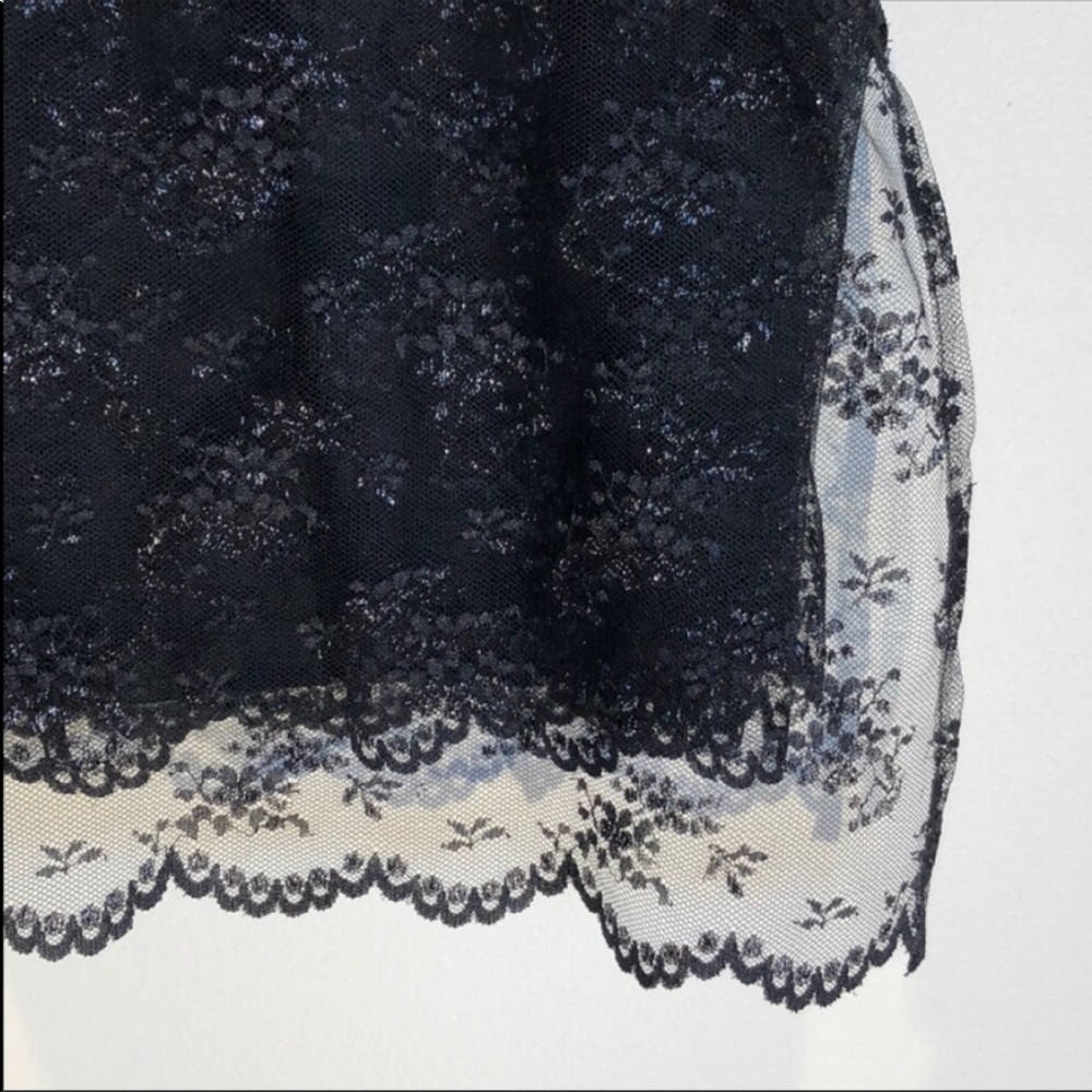 For Joseph sheer sparkle lace wrap top with camisole - Picture 4 of 6